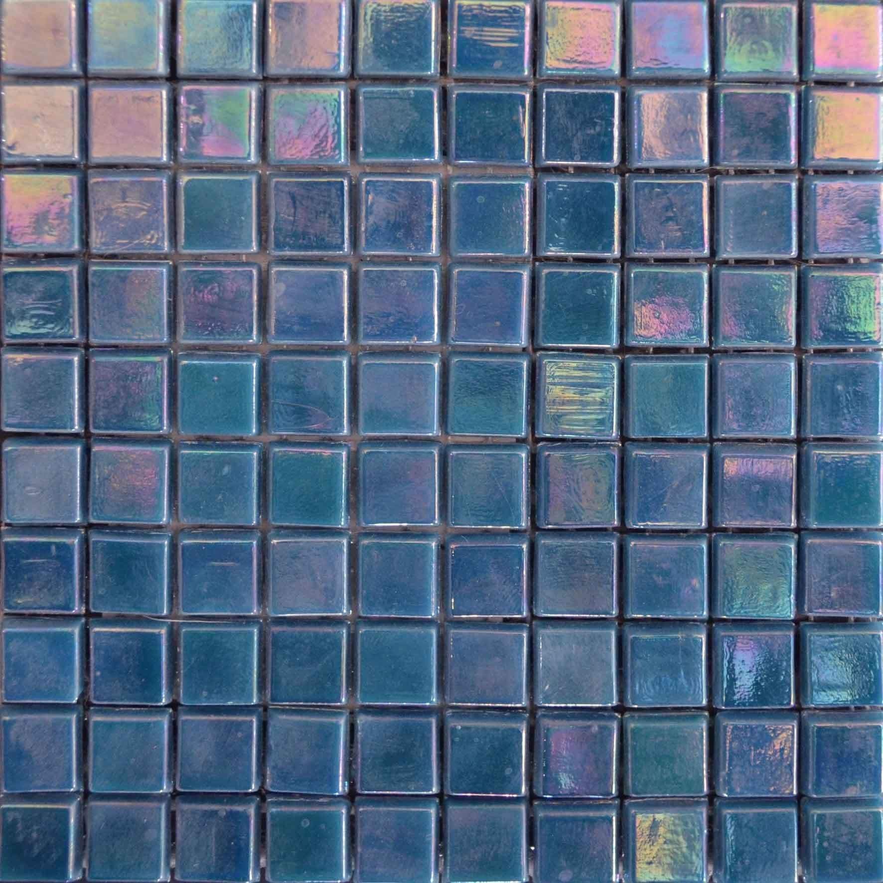 Iridescent Mosaic Sheet - Caribbean Sea