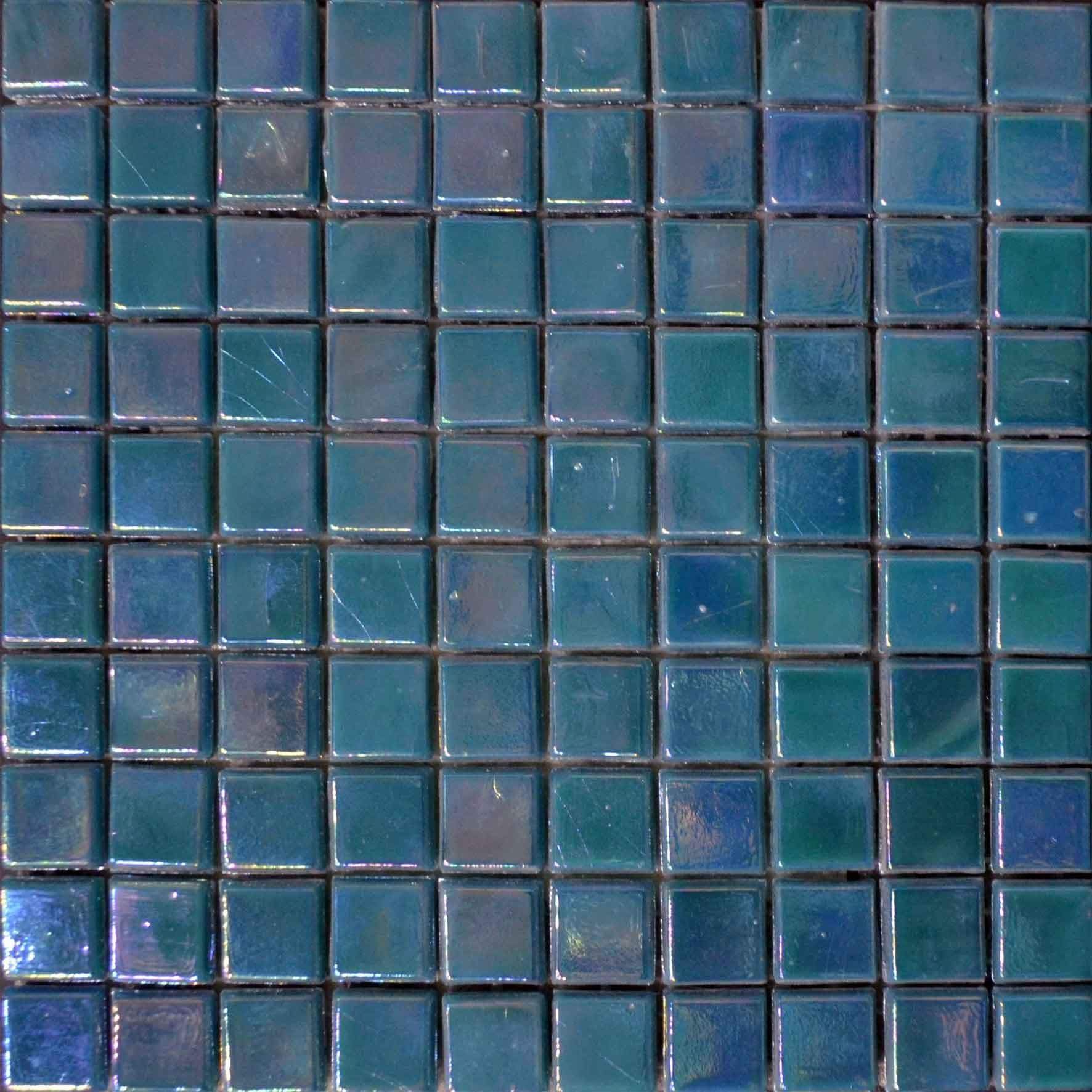 Iridescent Mosaic Sheet - Oceanic