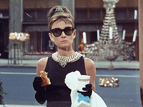 Audrey Hepburn Breakfast At Tifffany's still 1961 1960s Splendette vintage inspired jewellery 