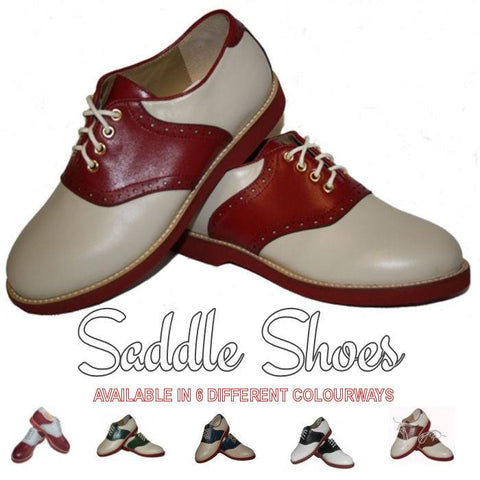 Rocket Originals vintage inspired 1940s 1950s style saddle shoe