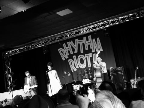 Tammi Savoy on stage at Rhythm Riot 2019