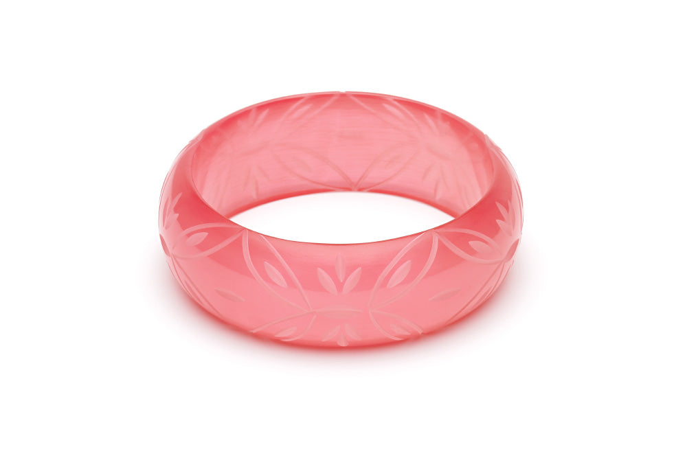 Wide Rose Fakelite Duchess Bangle – Splendette