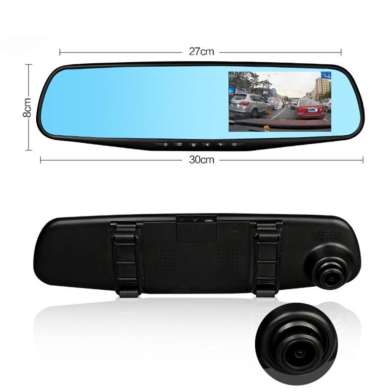 image on rear view mirror backup camera on 2012 srx