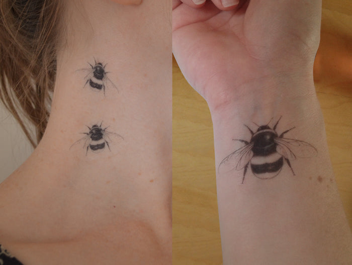 Honey Bee Temporary Tattoo  Neighborly