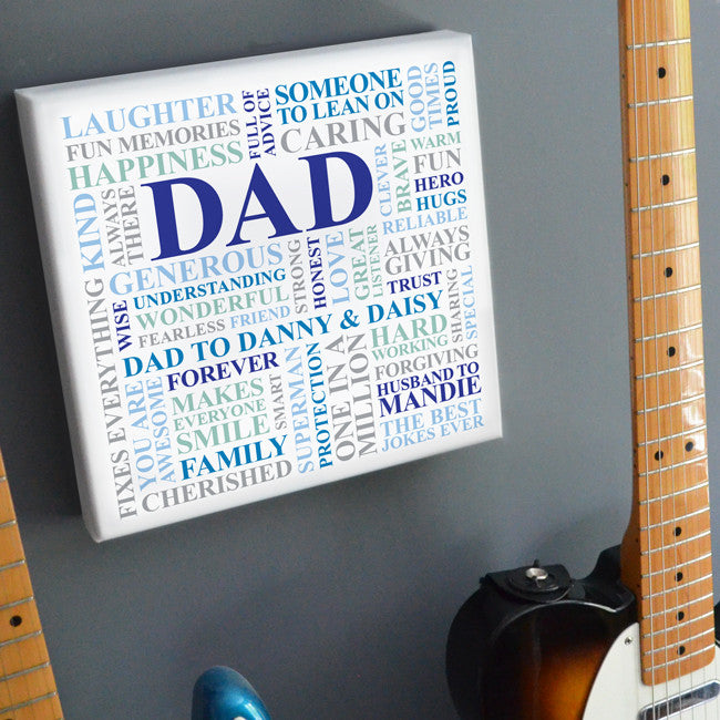 fathers day photo canvas