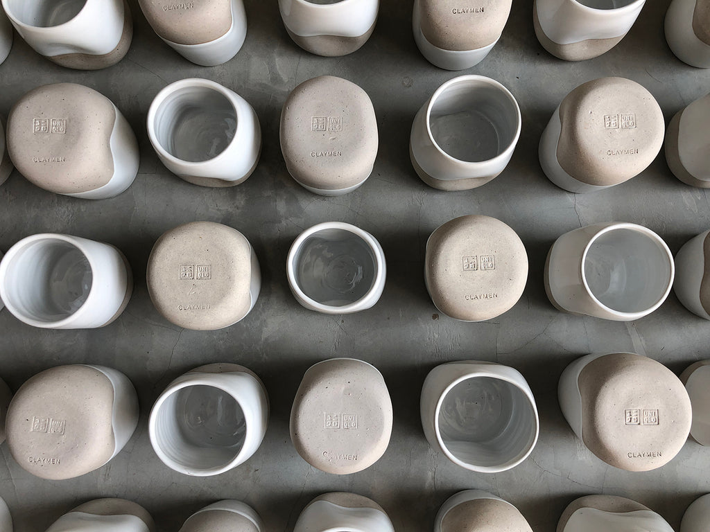 Hand pressed Cups for Uniqlo – Claymen