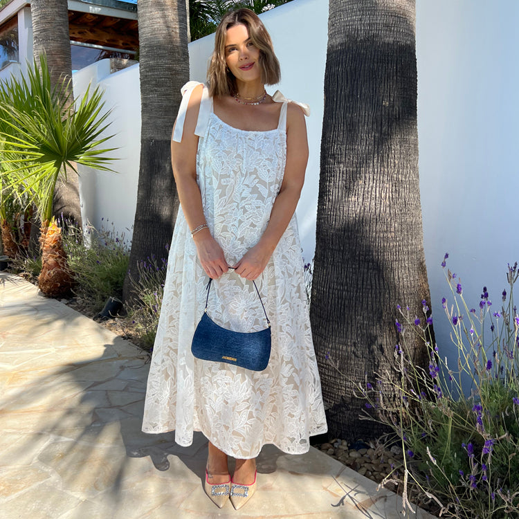 Never Fully Dressed Ivory Isadora Lace Maxi Dress