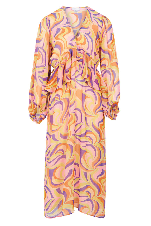 Swirl Midi Dress – Never Fully Dressed
