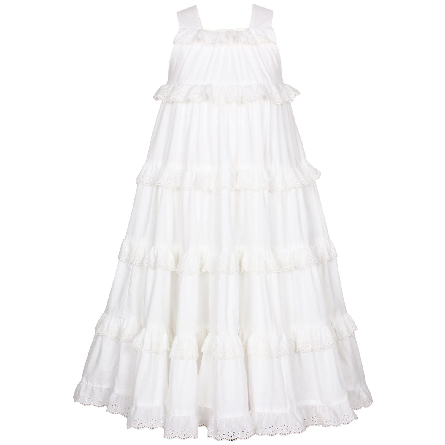 Jessie & James Girls Cleo Dress Soft White 6YRS SAMPLE – Jessie and James