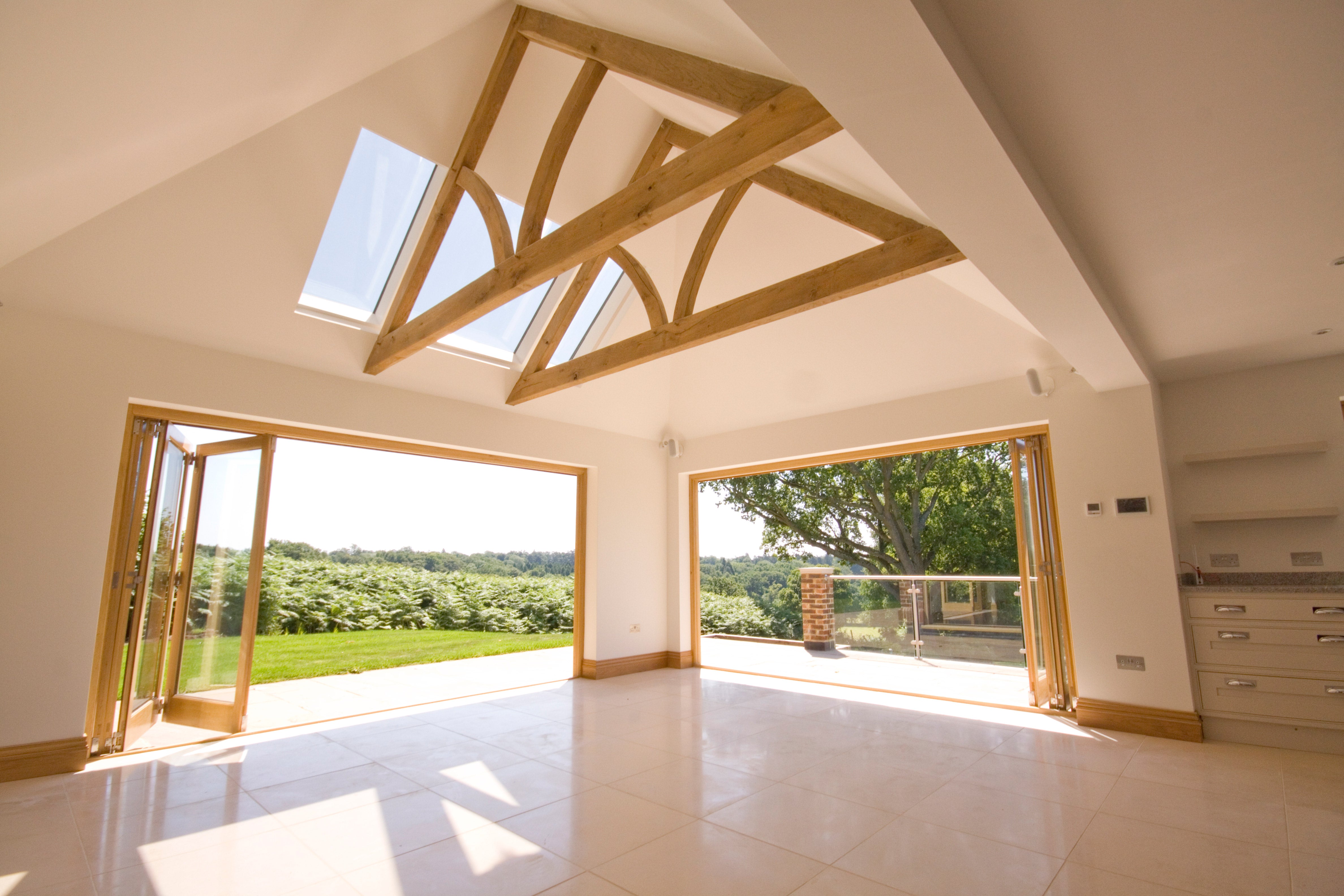 Oak Queen Post Trusses Oakmasters Frames Direct