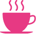 Taza café rosa