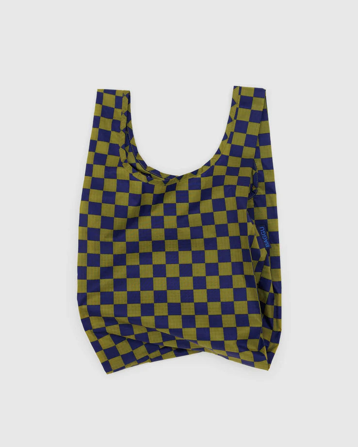 Baby Baggu in Pear Navy Check