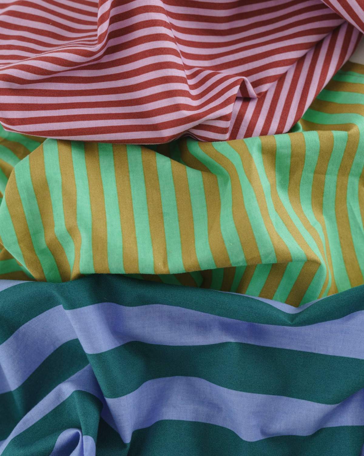 Reusable Cloth Set in Afternoon Stripes