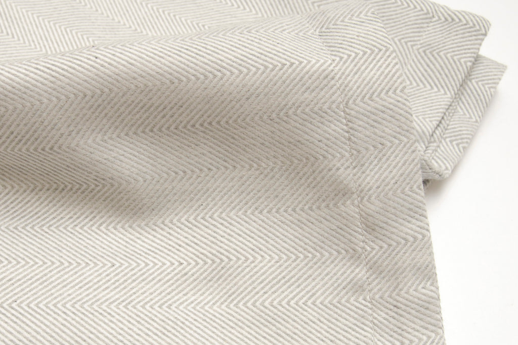 RAY grey sateen cotton jacquard