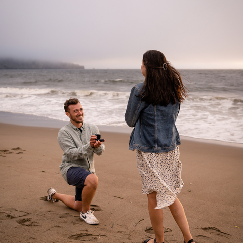 how to propose on the beach