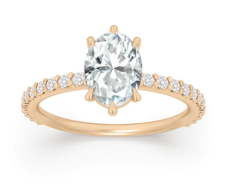 oval cut engagement ring