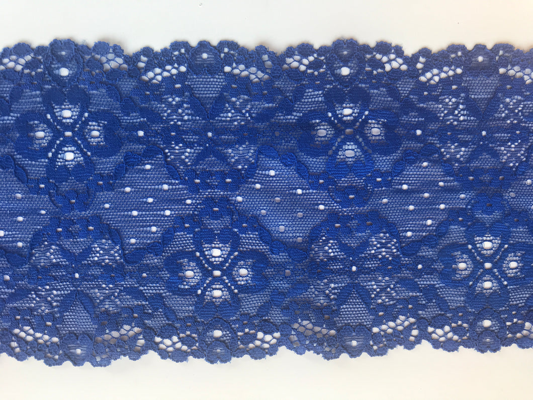 navy blue stretch lace