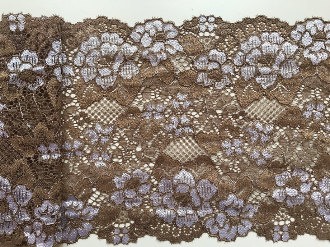 taupe lace trim