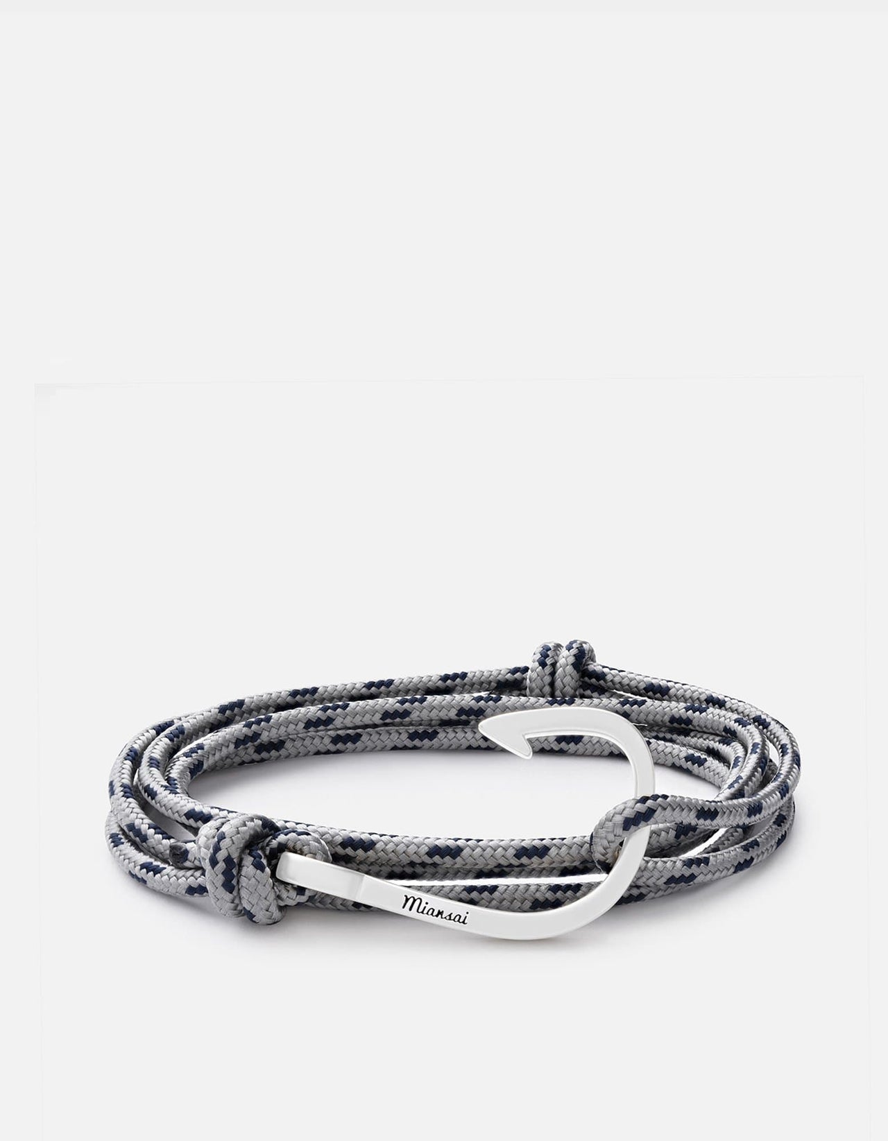 Hook on Rope Bracelet, Silver | Men's and Women's Bracelets | Miansai