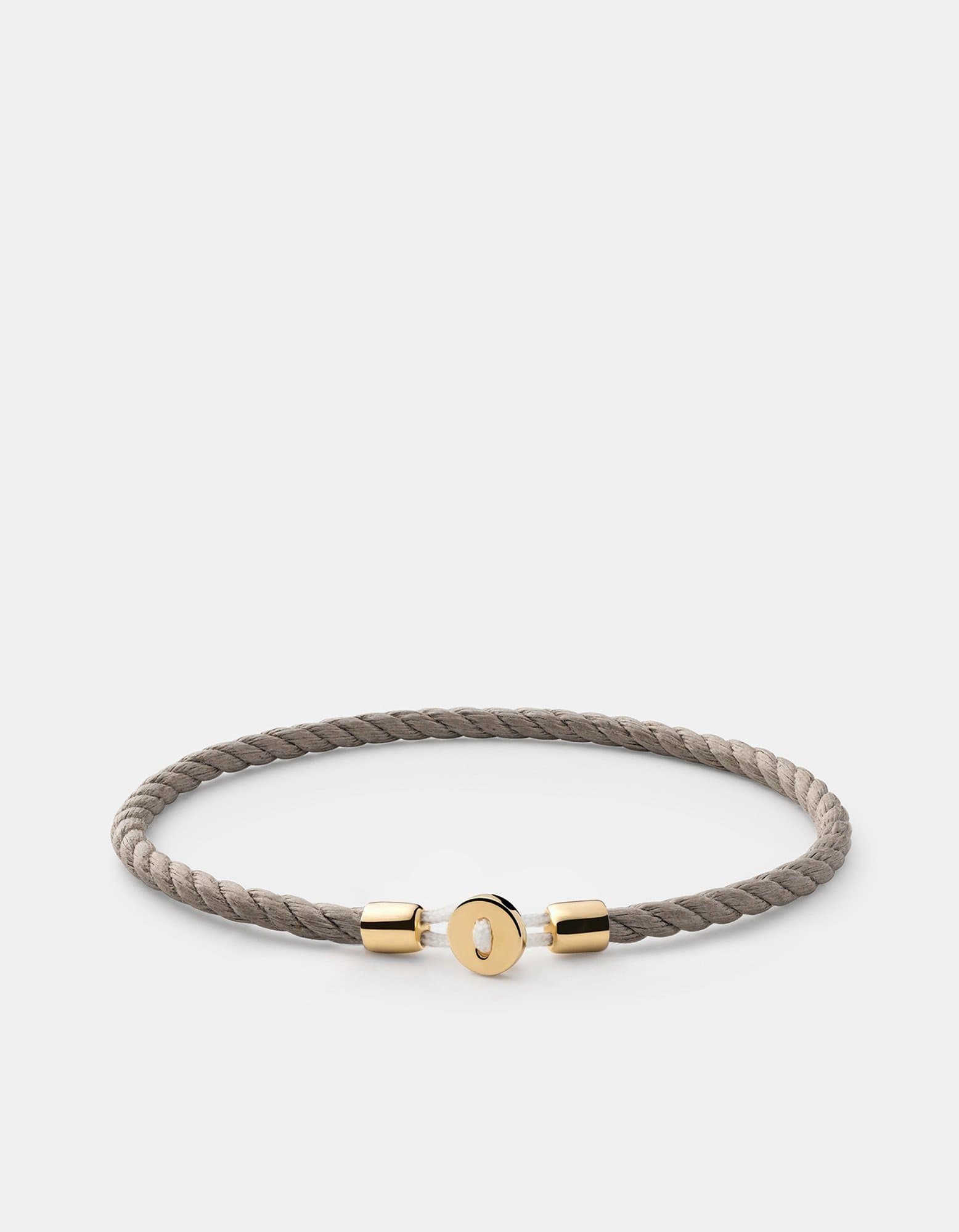 Nexus Cotton Rope Bracelet, Gold Vermeil | Women's Bracelets | Miansai