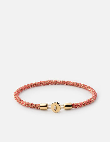 Orson Pull Bungee Rope Bracelet, Gold Vermeil, Men's Bracelets