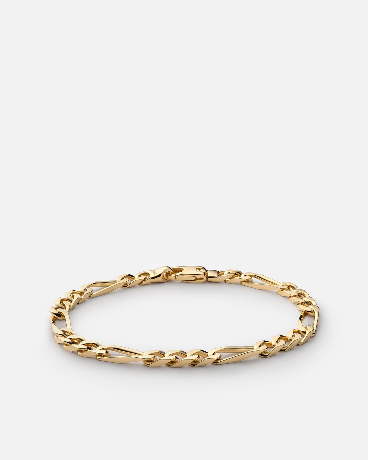 5mm Figaro Chain Bracelet, Gold Vermeil | Men's Bracelets | Miansai