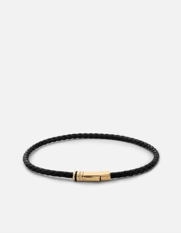 Orson Pull Bungee Rope Bracelet, Gold Vermeil, Men's Bracelets