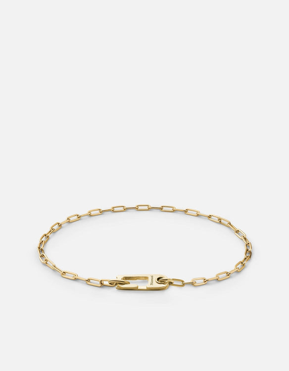 Volcan Type Chain Bracelet, Gold Vermeil, Women's Bracelets by Miansai