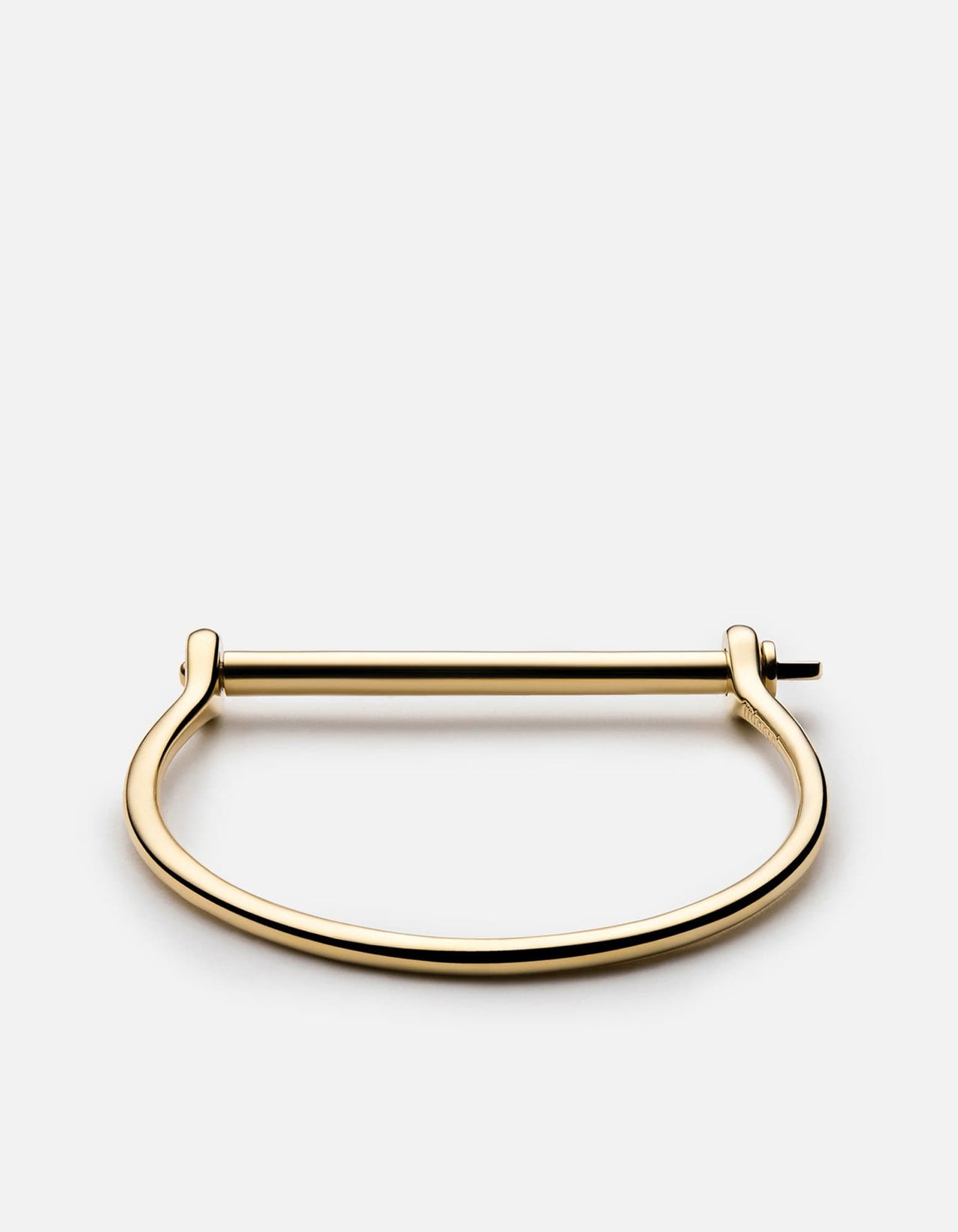 Thin Screw Cuff Bracelet, Gold | Women's Cuffs | Miansai