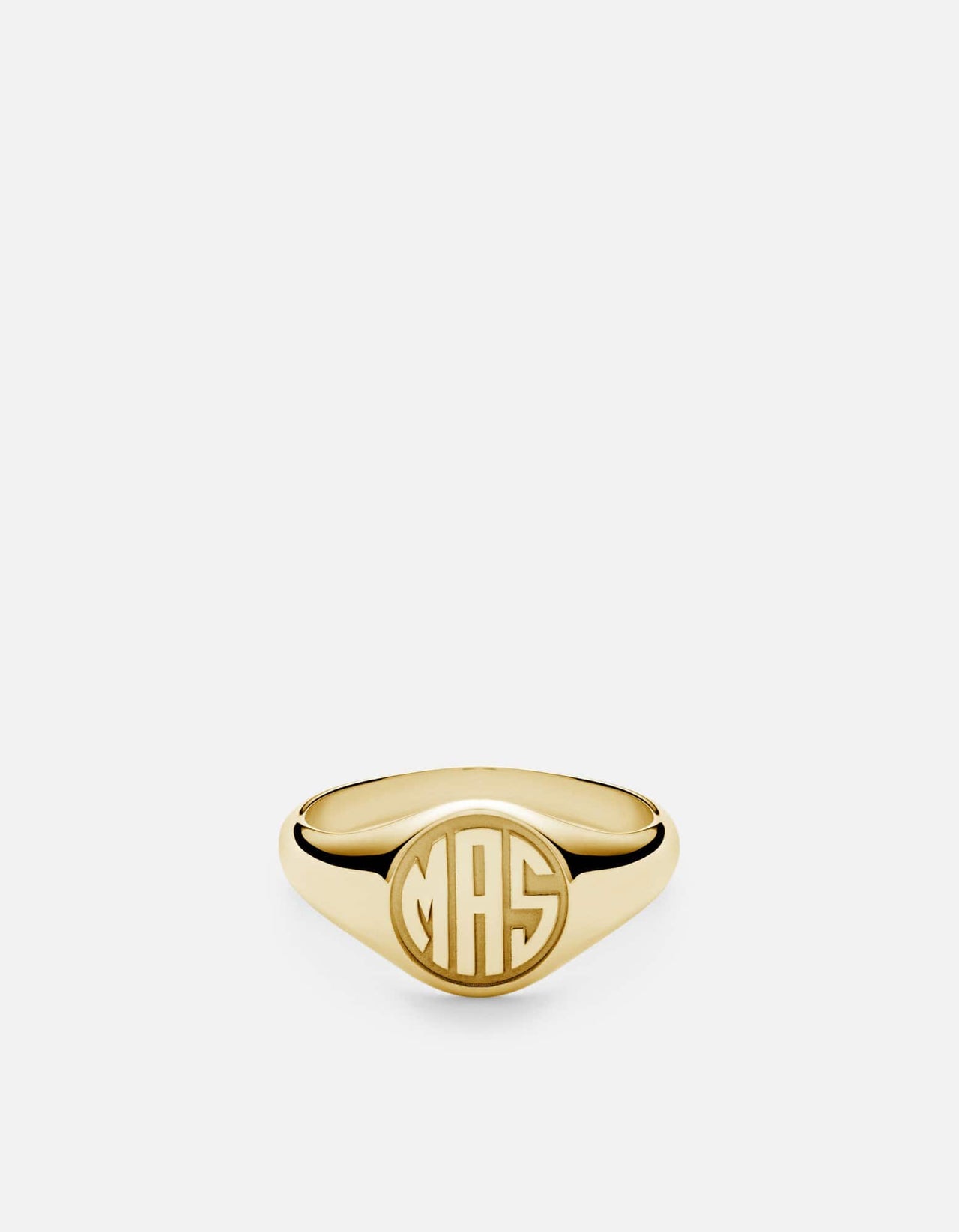 Signet Ring, Yellow Gold | Men's Rings |