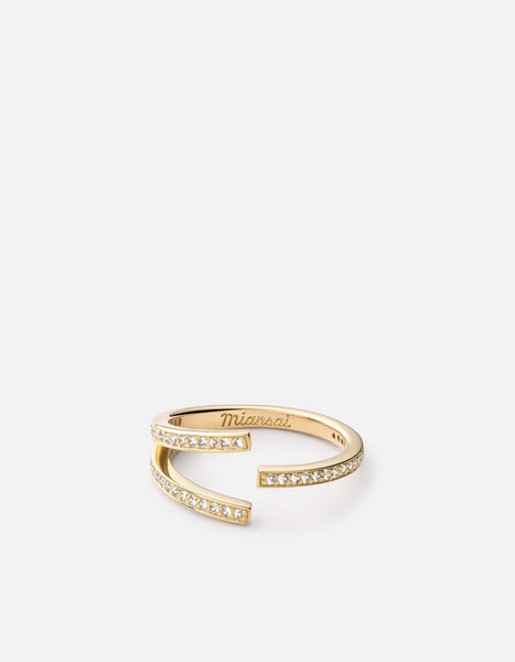 Orbit Ring, Gold Vermeil/Sapphire | Women's Rings | Miansai