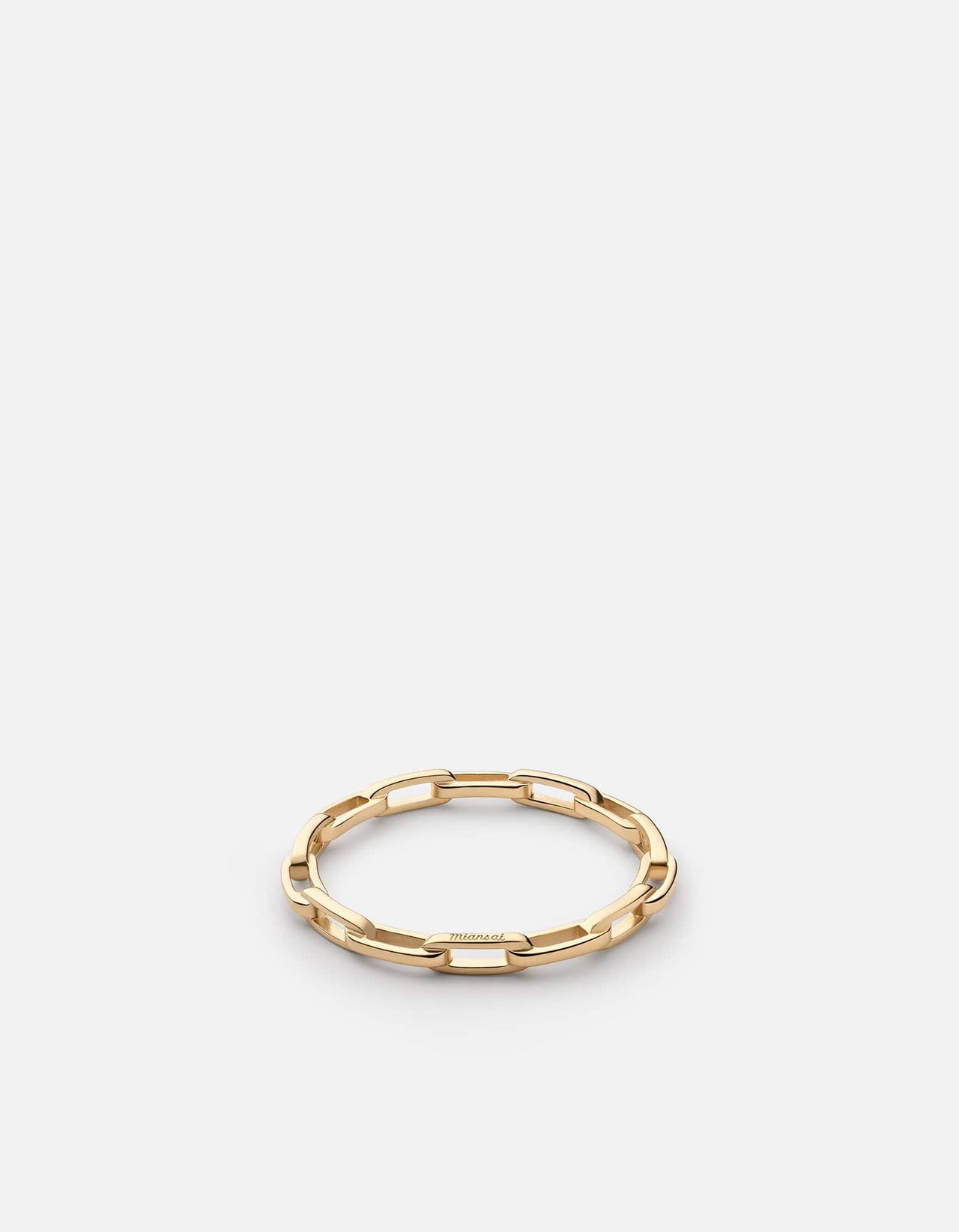 Volt Link Ring, Gold Vermeil | Men's Rings | Miansai
