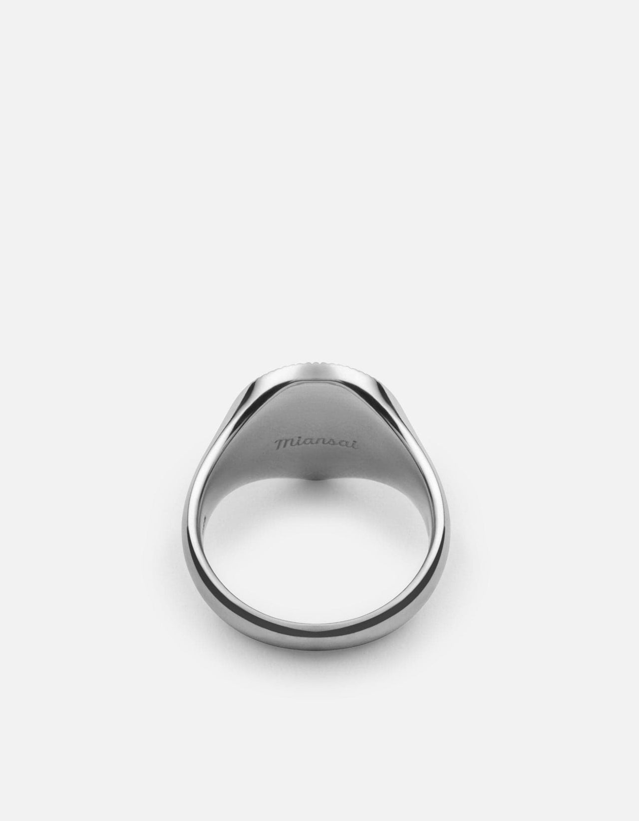 Heritage Ring w/Enamel, Sterling Silver | Men's Rings | Miansai