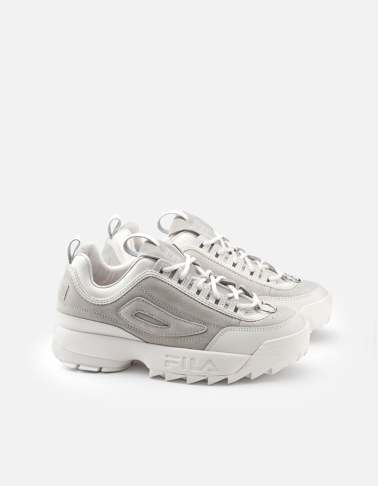 fila shoes all white