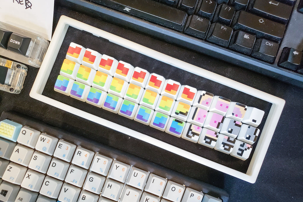 Nyan Cat Mechanical Keyboard Keycaps