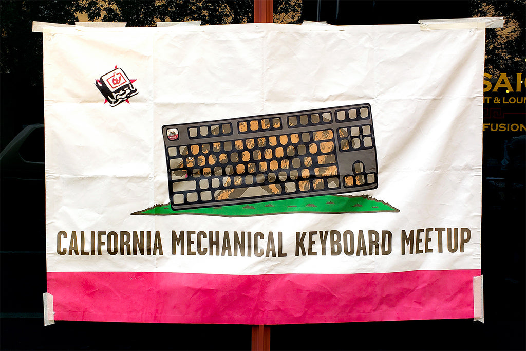 California Bay Area Mechanical Keyboard Meetup Flag
