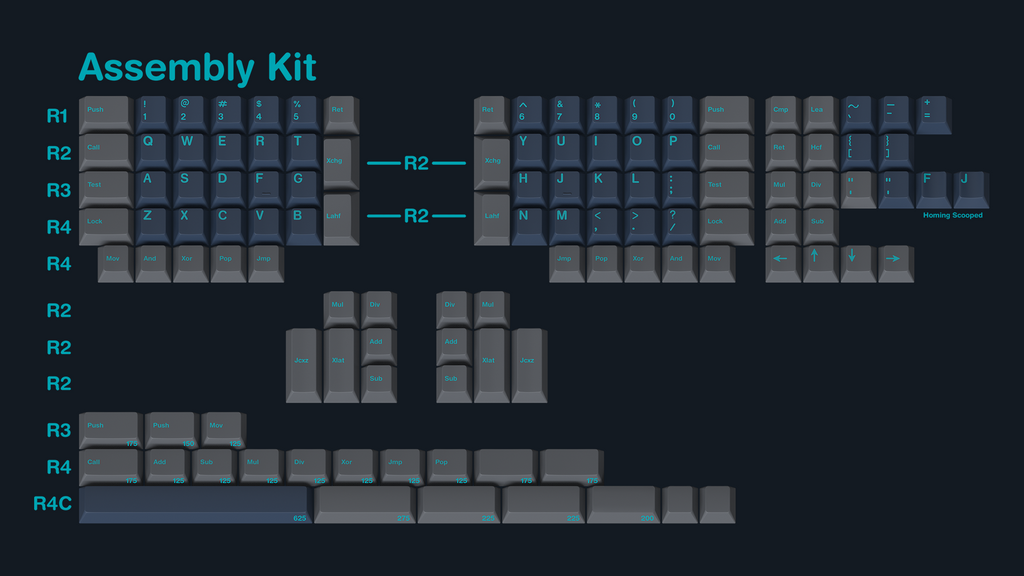 GMK Calm Depths Assembly Kit