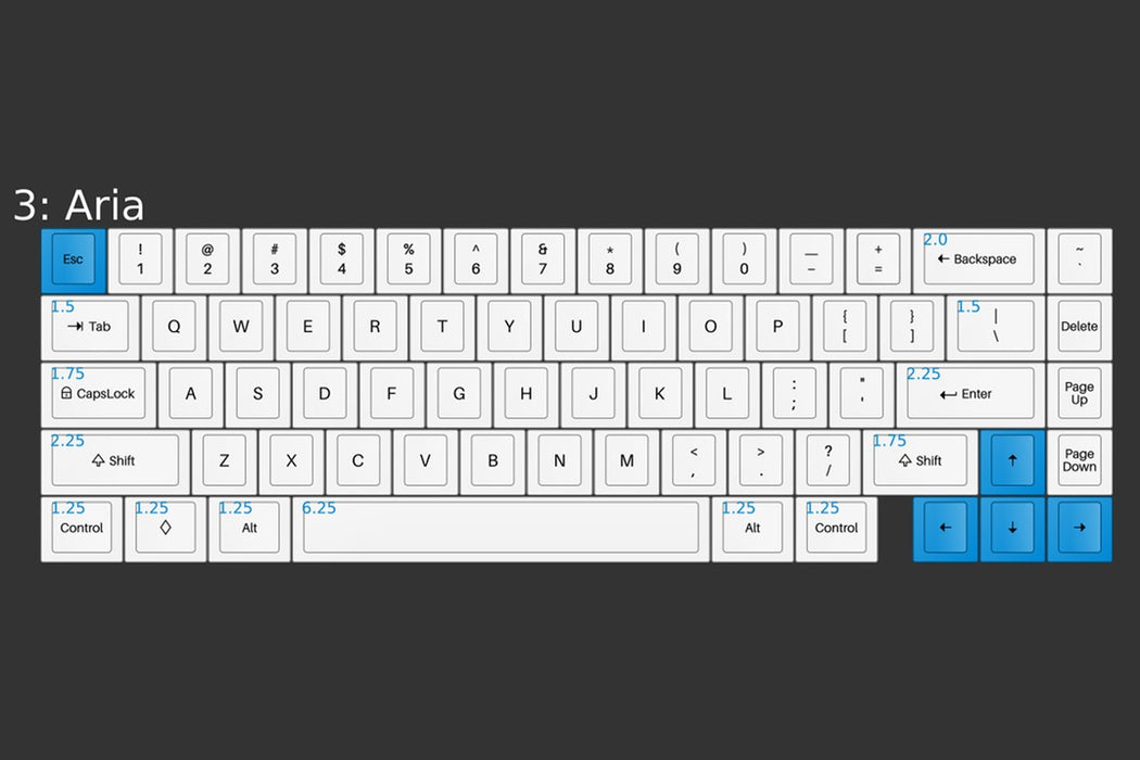 whitefox keyboard layout