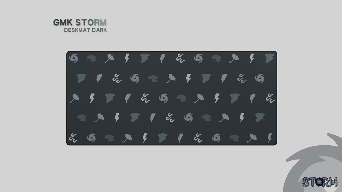 GMK Storm Deskmats