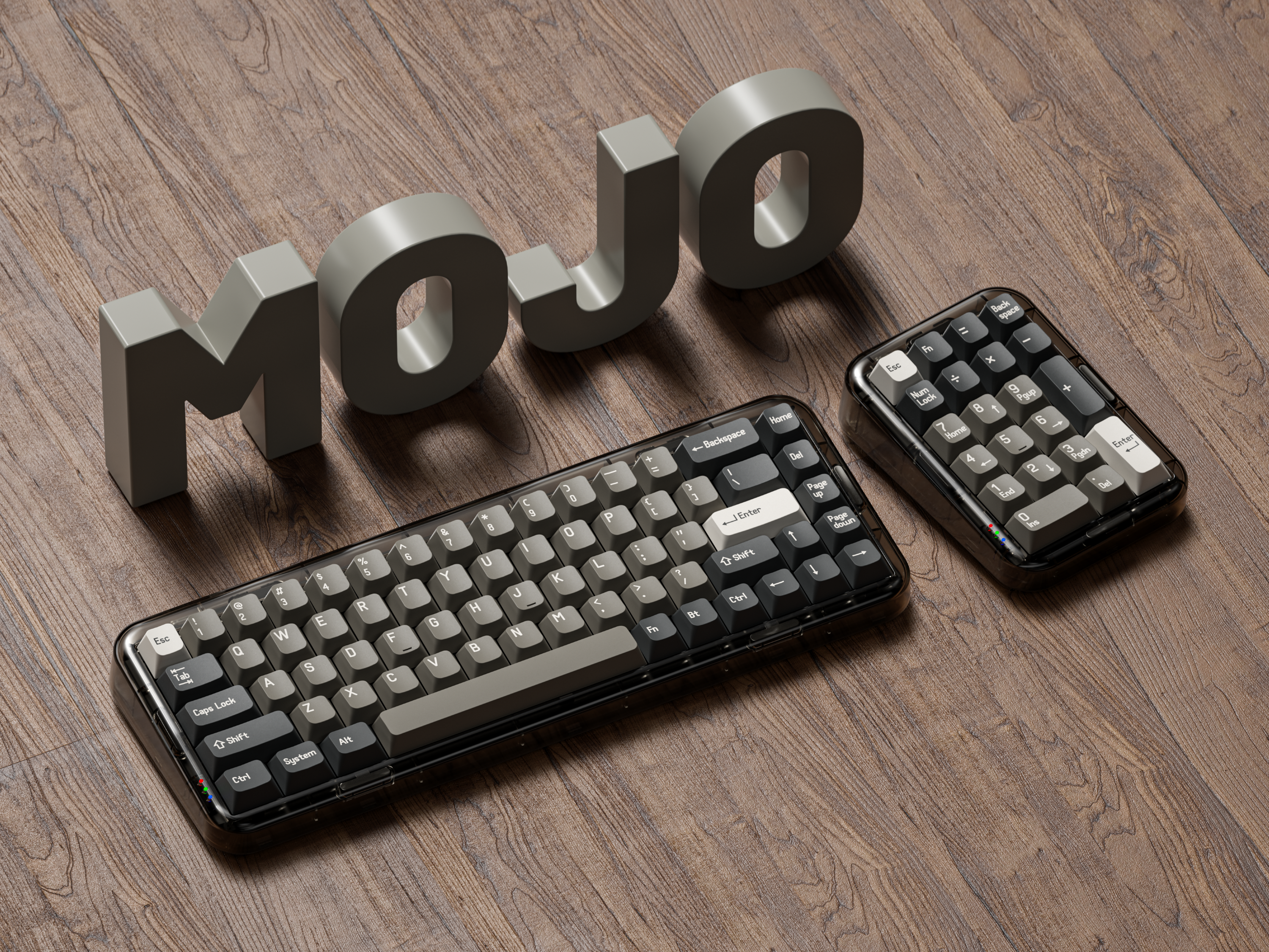 MelGeek Mojo68 Mechanical Keyboard & Mojopad Numpad