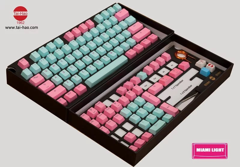 blank miami keycaps