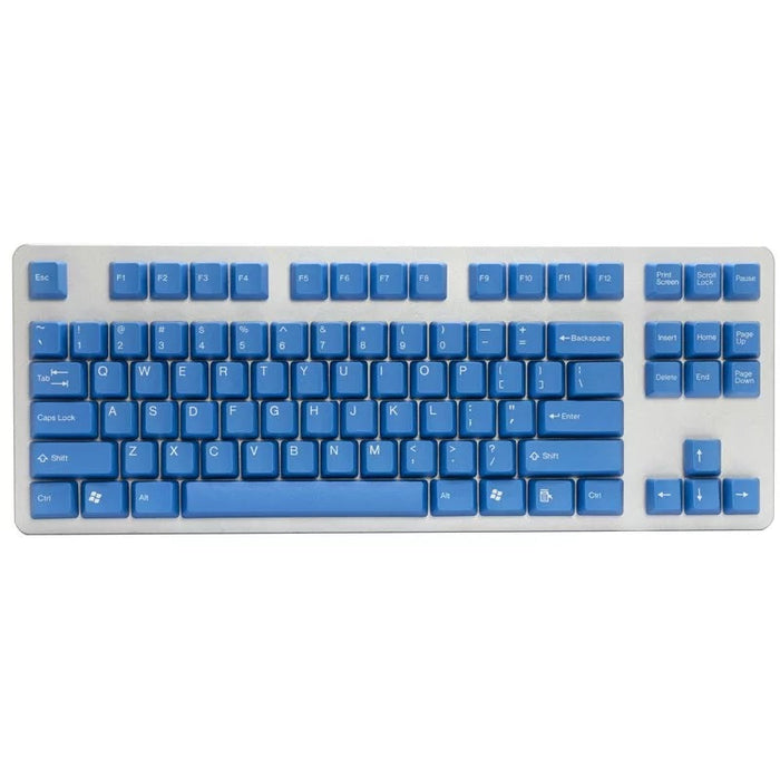 all blue keycaps