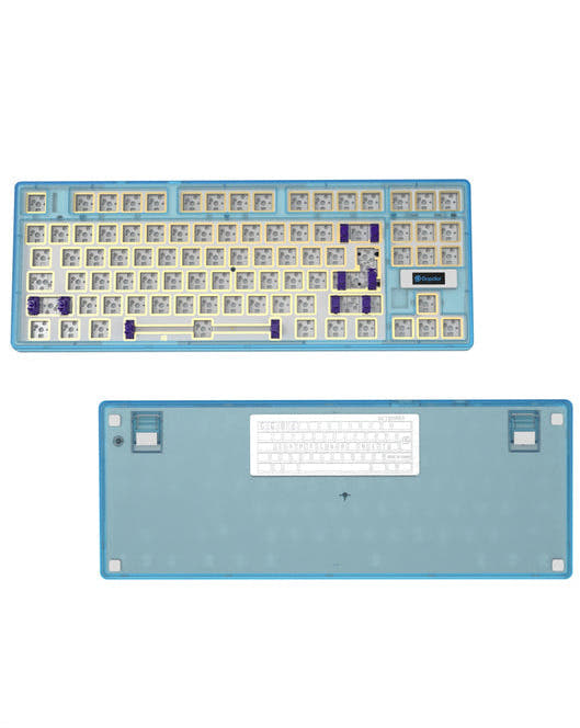 Gopolar Tai-Chi GG86 Mechanical Keyboard Kit Blue Transparent