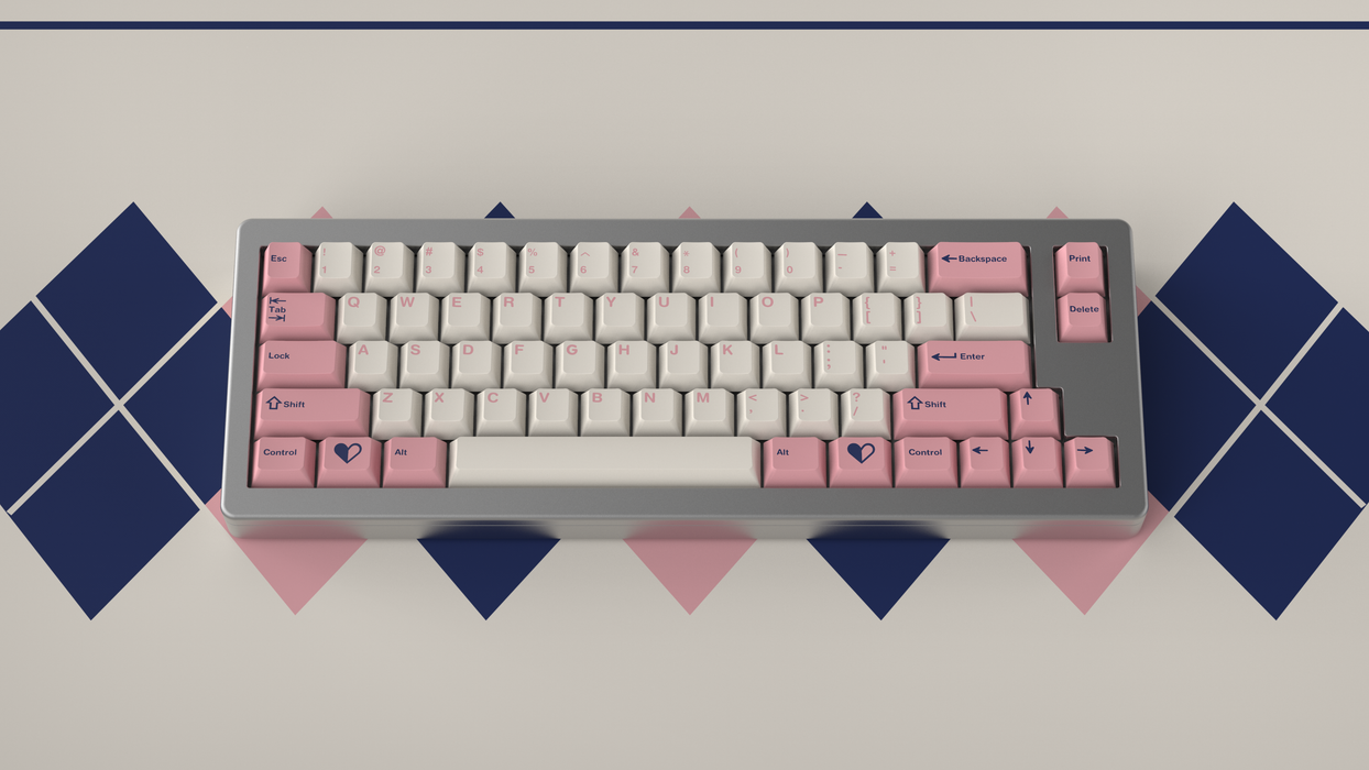 gmk pink keycaps