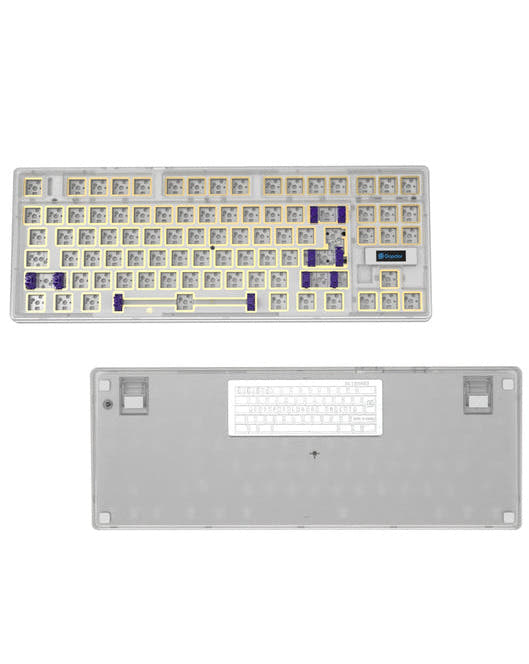 Gopolar Tai-Chi GG86 Mechanical Keyboard Kit White Transparent