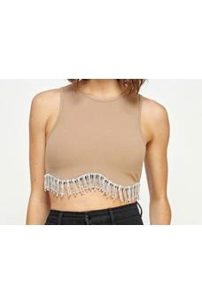 Own The Night Rhinestone Velvet Cropped Top – KCoutureBoutique