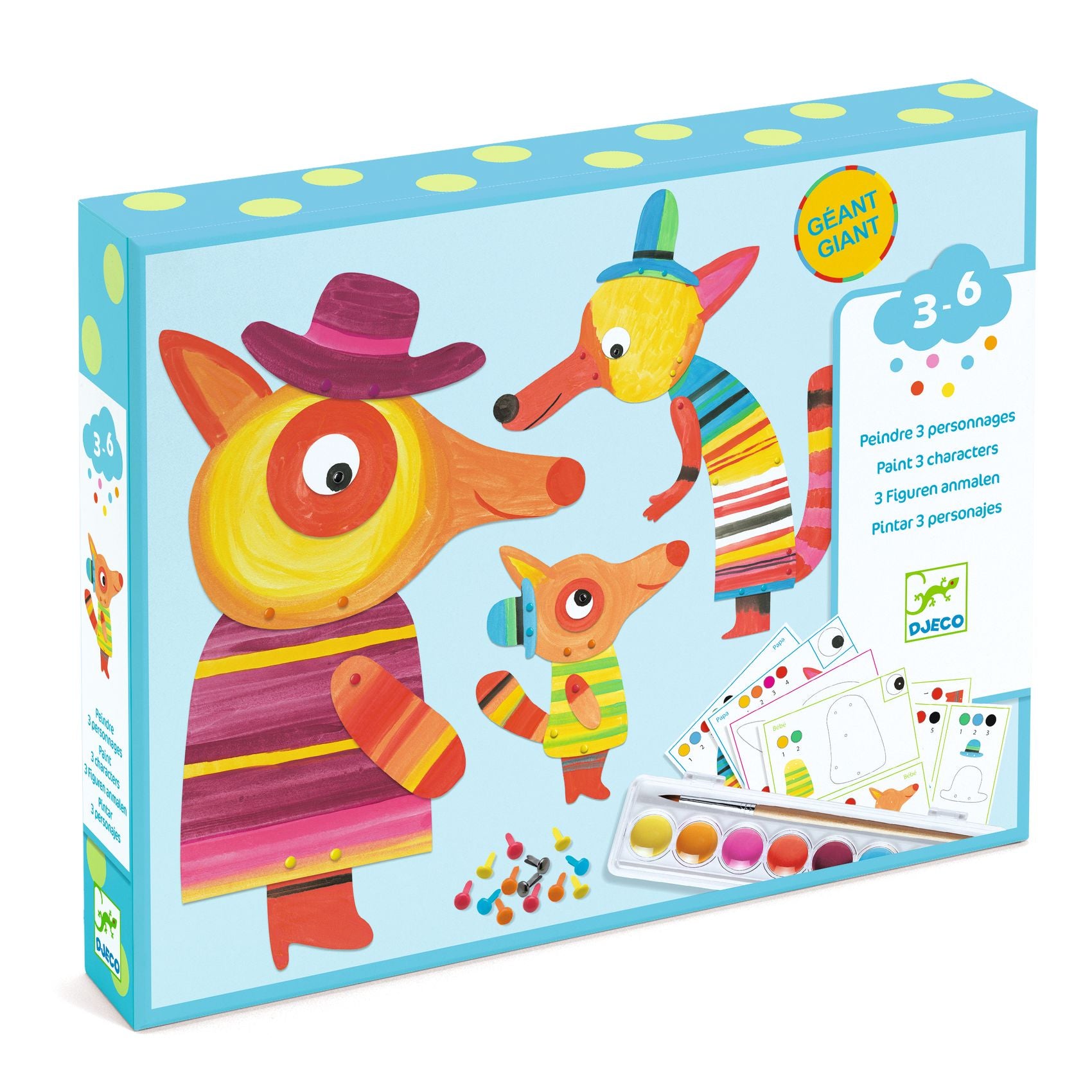 The Fox Family Art Kit - Djeco