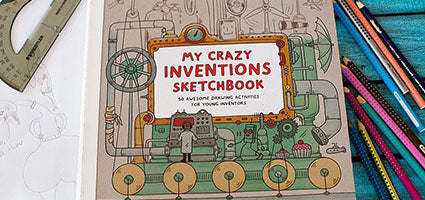 My Crazy Inventions Sketchbook Review by Little Earthling