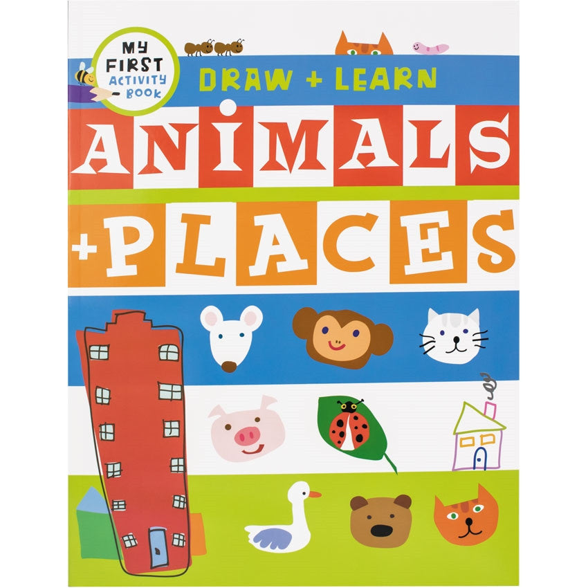 Coloring Books For Children Ages 4-6: Easy Funny Learning for First Preschools and Toddlers from Animals Images [Book]