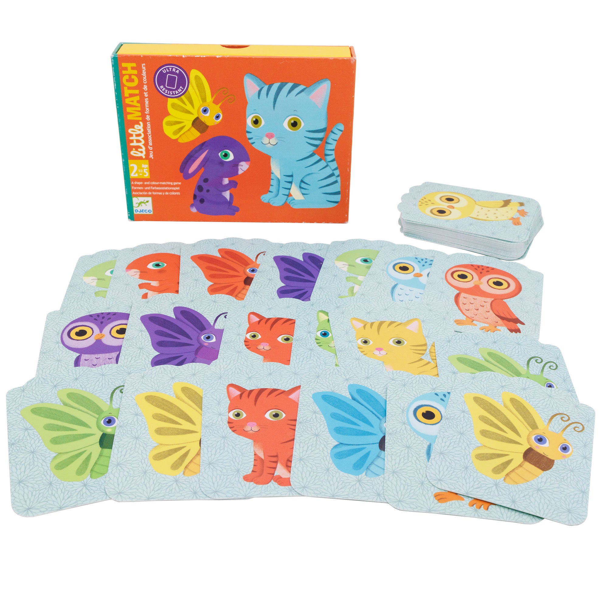 Djeco Little Match Imitation Toddler Card Game